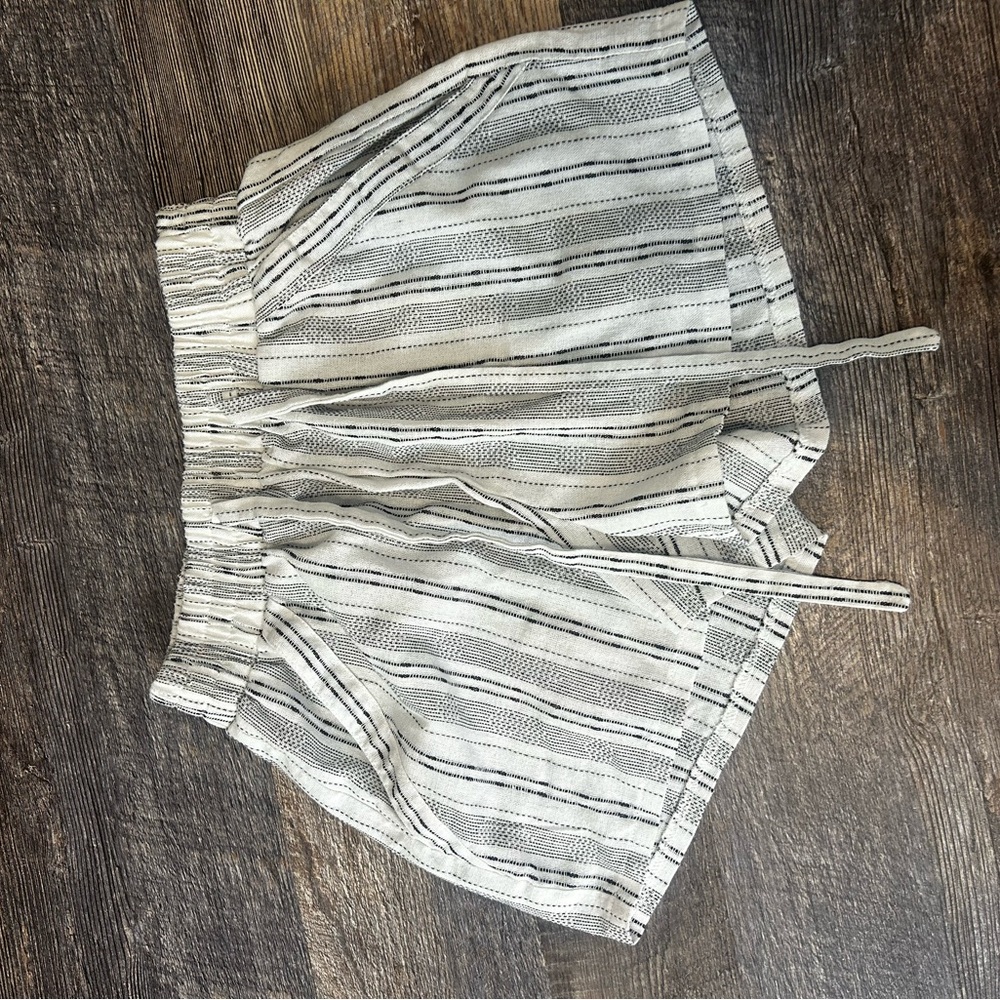Striped Gray Women's Shorts